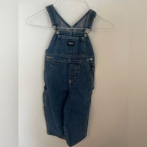 OshKosh B'gosh Blue Denim Overalls with Front Bib